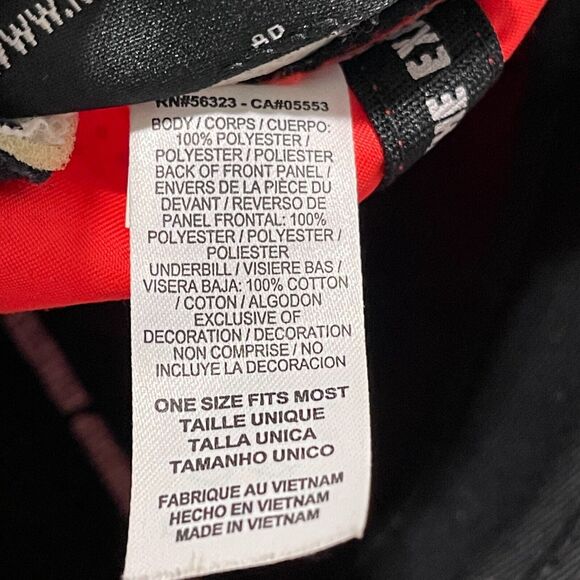 Nike True Hat Red Youth Snapback Tropical Storm 816711-657 Baseball Cap - Picture 9 of 10